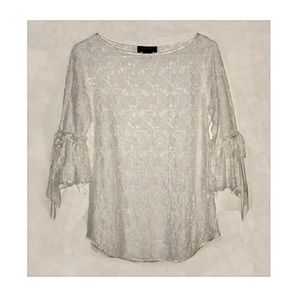 Karen Kane romantic soft lace top